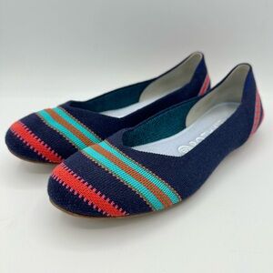 Rothy's Multicolor Striped Flats